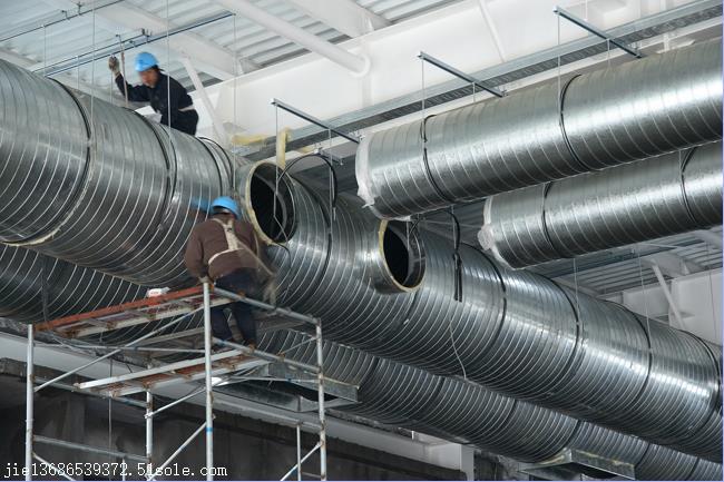 平洲螺旋风管厂家江大厂家供应圆形镀锌风管