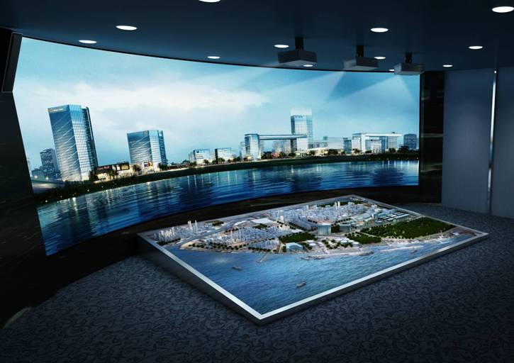 立体化展示沙盘互动电子沙盘方案西安一笔一画科技有限公司