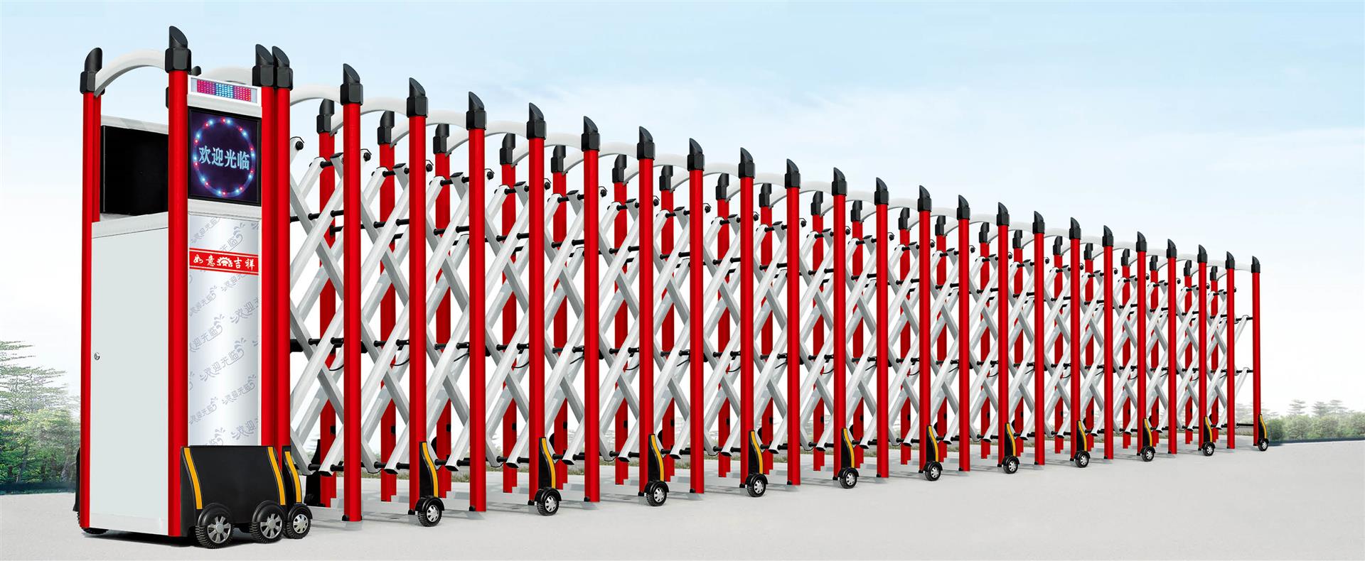 黄岩伸缩门安装维修批发厂家台州宏润电动门