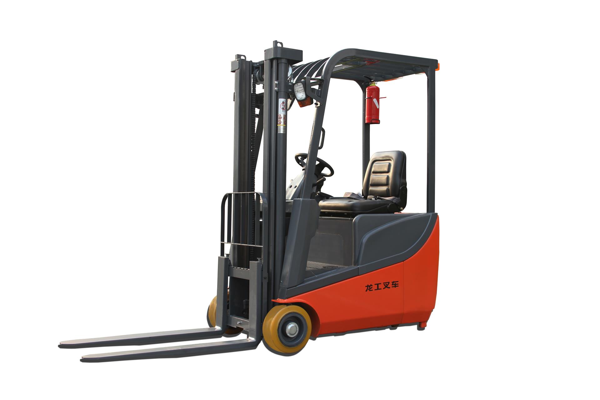 广西南宁电动叉车公司供应龙工全电动平衡重堆高车座驾式价格