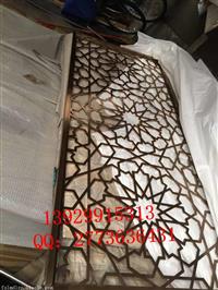 洛阳拉丝面不锈钢玫瑰金玄关花格