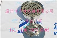 304不锈钢洁净地漏DN100 GMP洁净室防臭卫生级地漏 制药厂专用