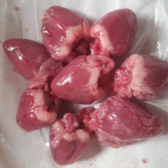 冷冻兔心吨5700元