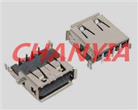 寮步过3A电流沉板USB母座前贴后插款快充专用VR设备充电接口