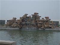 衡水长12米高6米千层石石假山制作