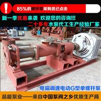 浙江G型螺杆泵 G60系列铸铁材质 压滤机专用泵 厂家批发