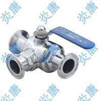 WSQ84F PPL L型快装式卡箍卫生级三通球阀
