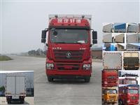 陕汽牌9米5飞翼车翼展车价格  前四后四翼开启厢式运输车批发