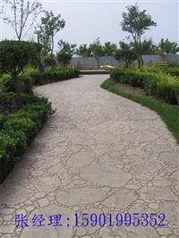 冬天施工压模地坪