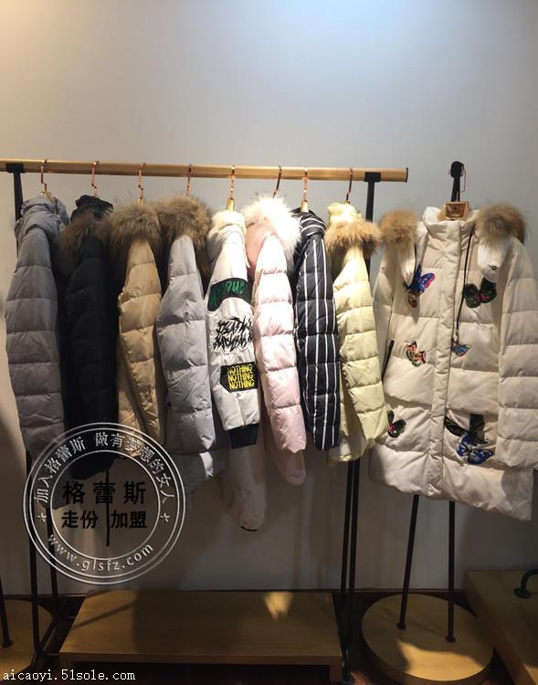 大码女装羽绒服折扣批发  格蕾斯尾货品牌折扣批发