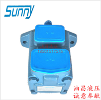美国SUNNY叶片泵45V50A-1C22R 1A 1B 1D高压低噪音油泵