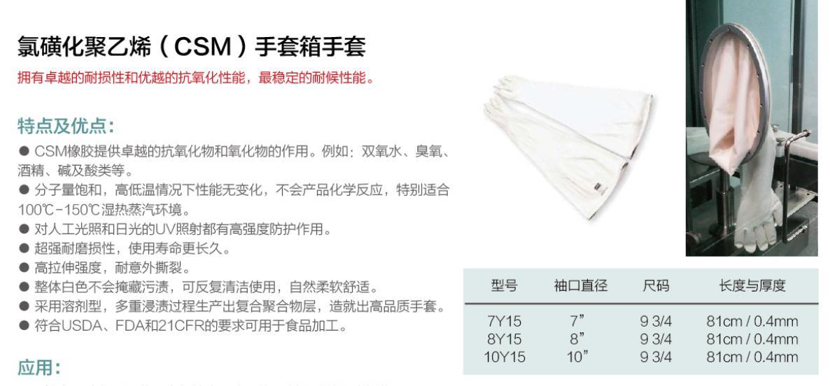 手套箱手套 全国总代现货