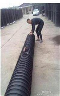 长沙衡阳株洲市政排水HDPE双壁波纹管
