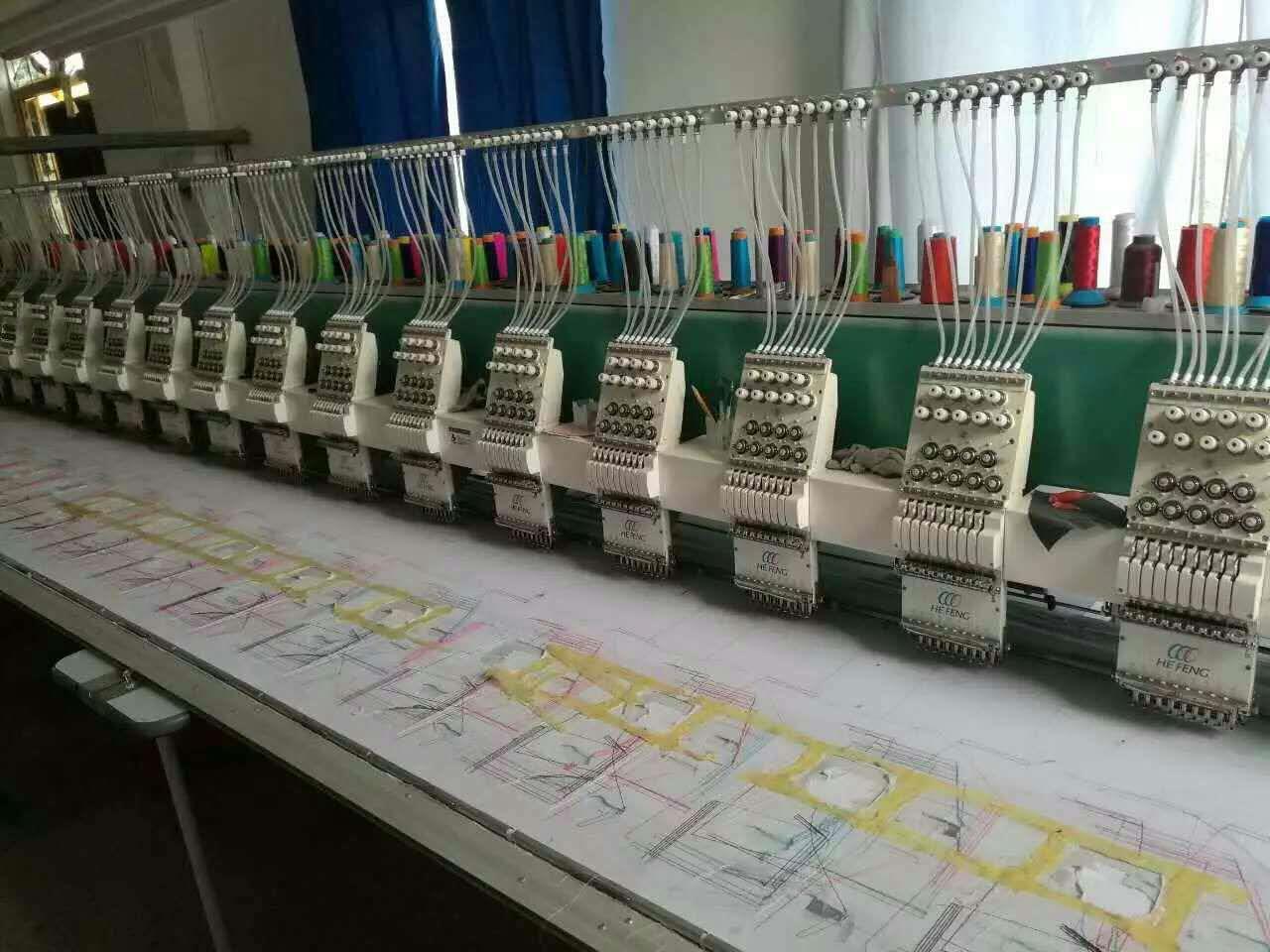 【二手毛巾绣花机,珠片绣,牙刷绣,行绣机】价格,厂家,二手服装加工