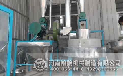 河南粮院电动石磨面粉机|石磨面粉加工机器|石磨面粉设备