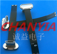 南山micro款安卓无线充电公头带40毫米软排线智能车载充电座ETC