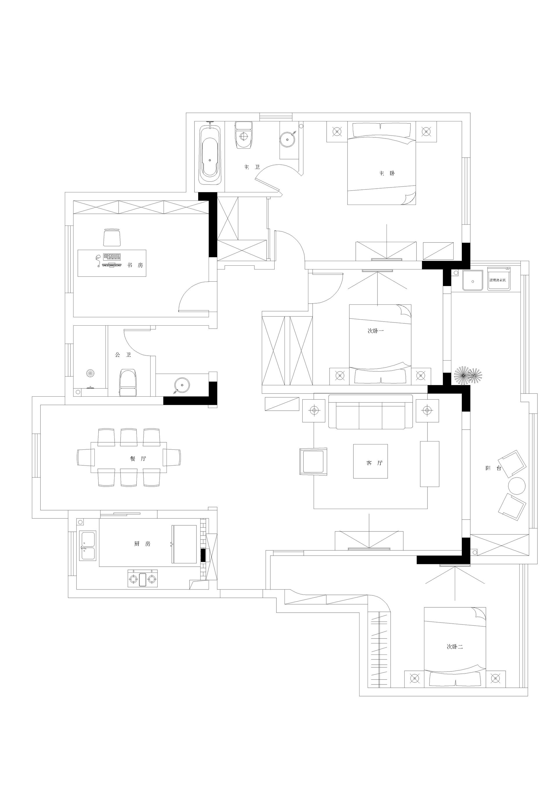 宜家国际公寓户型图图片