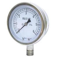 不锈钢膜盒压力表